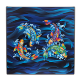 S.T. DUPONT Cigar Humidor Koi Fish Blue 001397