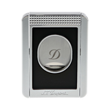 S.T DUPONT Cigar Cutter/Coupe Cigare Chrome Black Lacquer 003415