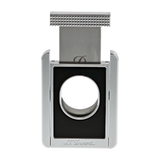 S.T DUPONT Cigar Cutter/Coupe Cigare Chrome Black Lacquer 003415