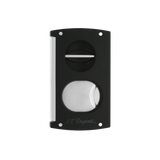 S.T. DUPONT Cigar Cutter/Coupe Cigare Double Blade Black 003419