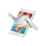 S.T. DUPONT GRAFF'TY MULTICOLOUR CIGAR CUTTER STAND/COUPE CIGARE 003444