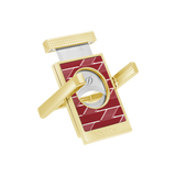 S.T. DUPONT Monogram 1872 Burgundy Cigar Cutter Stand/Coupe Cigar 003478