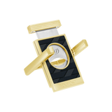 S.T. DUPONT Monogram 1872 Black Cigar Cutter Stand/Coupe Cigar 003479