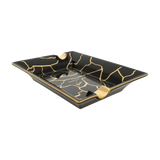 S.T. DUPONT Fender Black Porcelain Ashtray/Cendrier 006425