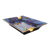 S.T. DUPONT Ashtray Koi Fish Blue 006497