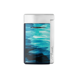 S.T. Dupont Minijet Géode Blue Lacquered Lighter/Briquet 010835