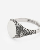 Ellen Signet Ring Silver 049