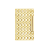 S.T. DUPONT INITIAL DIAMOND HEAD GOLD LIGHTER/BRIQUET 020821
