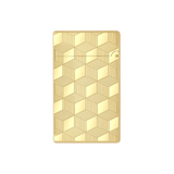S.T. DUPONT Initial Cube Guilloche Golden Lighter/Briquet 020841
