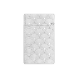 S.T. DUPONT Initial Cinetique Guilloche Palladium Lighter/Briquet 020844