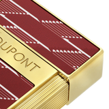 S.T. DUPONT Biggy Monogram 1872 Burgundy Lacquered Lighter/Briquet 025078B
