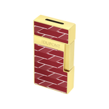 S.T. DUPONT Biggy Monogram 1872 Burgundy Lacquered Lighter/Briquet 025078B
