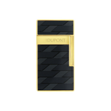 S.T. DUPONT Biggy Monogram 1872 Black Lacquered Lighter/Briquet 025079