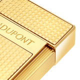 S.T. DUPONT Biggy Diamond Head Gold Lighter/Briquet 025209