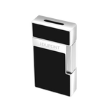 S.T. DUPONT Biggy Black Chrome Silver Lighter/Briquet 025221