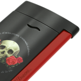 S.T. DUPONT Slim 7 Memento Mori Black Lighter/Briquet 027794