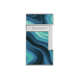 S.T. Dupont Slimmy Géode Blue Lacquered Lighter/Briquet 028035