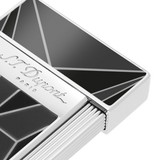 S.T. DUPONT Slimmy Chrome Fire X Black Lighter/Briquet 028070