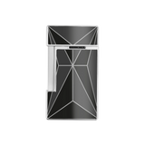 S.T. DUPONT Slimmy Chrome Fire X Black Lighter/Briquet 028070