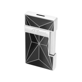 S.T. DUPONT Slimmy Chrome Fire X Black Lighter/Briquet 028070