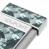 S.T. DUPONT Slimmy Lacquered Game of Thrones Light Grey Lighter/Briquet 028113