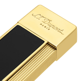 S.T. DUPONT Twiggy Black Golden Gold Lighter/Briquet 030002