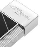 S.T. DUPONT Twiggy Chrome Fire X Black Lighter/Briquet 030070