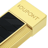 S.T. DUPONT Twiggy Monogram 1872 Black Lacquered Lighter/Briquet 030079