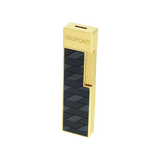 S.T. DUPONT Twiggy Monogram 1872 Black Lacquered Lighter/Briquet 030079