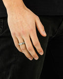 Edwin Mini Ring Silver 809