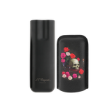 S.T. DUPONT 2 Cigar Case Memento Mori Black 183494