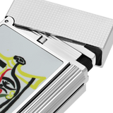 S.T. DUPONT LIGNE 2 PICASSO WHITE LIGHTER/BRIQUET C16001