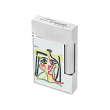 S.T. DUPONT LIGNE 2 PICASSO WHITE LIGHTER/BRIQUET C16001