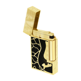 S.T. DUPONT Ligne 2 Fender Black Lacquered Lighter/Briquet C16025CL