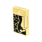 S.T. DUPONT Ligne 2 Fender Black Lacquered Lighter/Briquet C16025CL