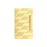 S.T. DUPONT Ligne 2 Monogram 1872 Golden Guilloche Lighter/Briquet C16178