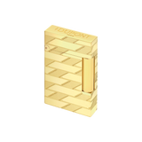 S.T. DUPONT Ligne 2 Monogram 1872 Golden Guilloche Lighter/Briquet C16178