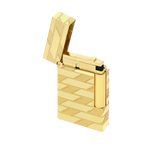 S.T. DUPONT Ligne 2 Monogram 1872 Golden Guilloche Lighter/Briquet C16178