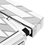 S.T. DUPONT Ligne 2 Monogram 1872 Palladium Guilloche Lighter/Briquet C16180