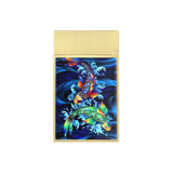 S.T. DUPONT Ligne 2 Golden Koi Fish Blue Lighter/Briquet C16397SH