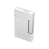 S.T. DUPONT LIGNE 2 MICRODIAMOND HEAD SILVER LIGHTER/BRIQUET C16455