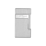 S.T. DUPONT SLIMMY DIAMOND HEAD SILVER LIGHTER/BRIQUET 028010