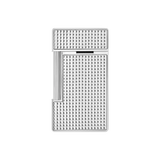 S.T. DUPONT SLIMMY DIAMOND HEAD SILVER LIGHTER/BRIQUET 028010