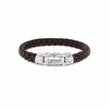 Mangky Small Leather Bracelet, Brown 126 BR