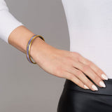 Bordered Bangle Mademoiselle, Monochrome, Lilac Blossom MN 464/5