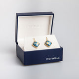 Carré Earrings, Hommage à Vincent van Gogh, ÉTERNITÉ VG 492CR1/803 ST