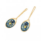 Waterdrops Earrings, Hommage à Vincent van Gogh, ÉTERNITÉ VG 492WD1/203 EW