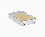 Ligne 2 Small Platinum And Brushed Gold Lighter/Briquet C18601