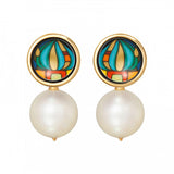 Ocean Drop Earrings, Hundertwasser, 10002 Nights, HW 492C/1010 ST + CPS1