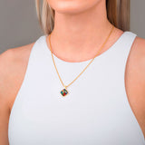 Carré Pendant, Hundertwasser, Street Rivers, HW 493CR1/802